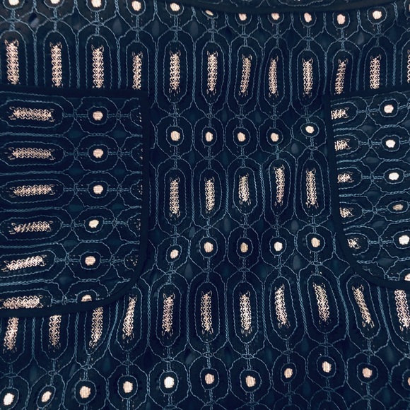 💕💕LOFT Lace Overlay Mini Skirt with POCKETS!!💕 I repeat.. pockets! - Picture 3 of 4